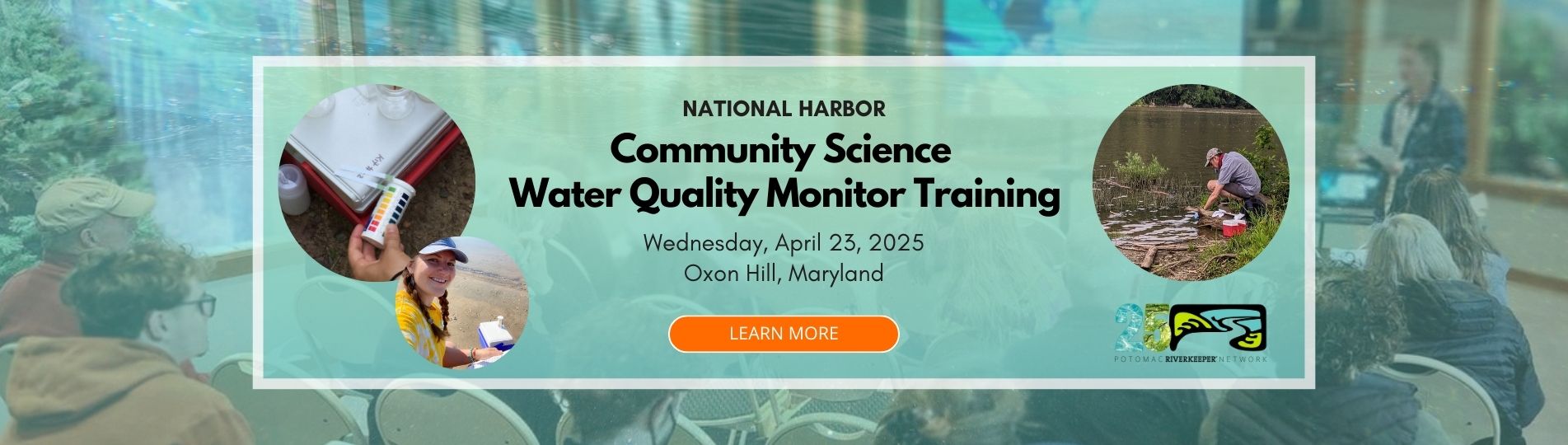 Nat'l Harbor Community Science Water Quality Monitor Training